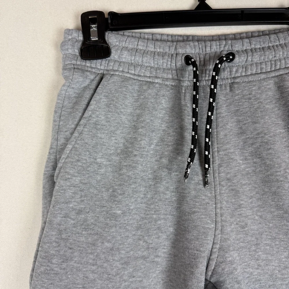 Hype. Pants Teens Small Gray Fleece Cargo Jogger Elastic‎ Waist Pockets